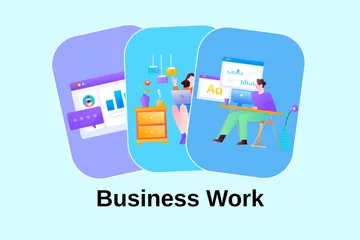 Business Work Illustration Pack