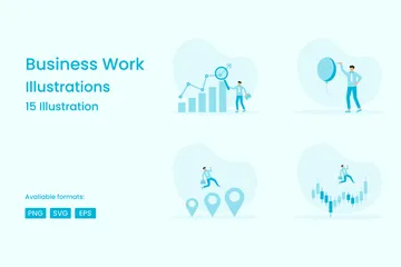 Business Work Illustration Pack