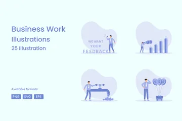 Business Work Illustration Pack