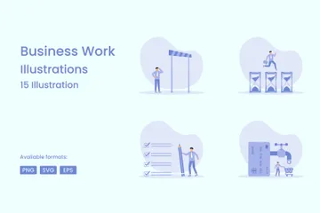 Business Work Illustration Pack