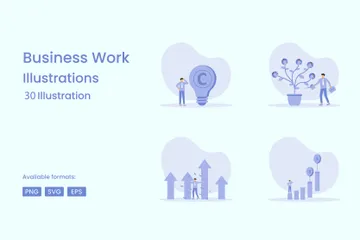 Business Work Illustration Pack