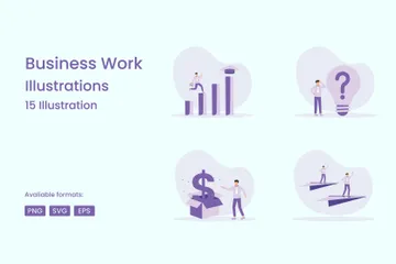 Business Work Illustration Pack