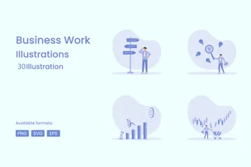 Business Work Illustration Pack