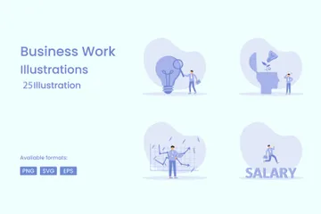 Business Work Illustration Pack