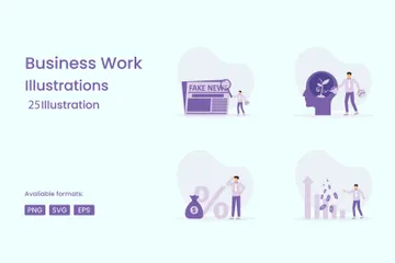 Business Work Illustration Pack