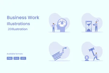 Business Work Illustration Pack