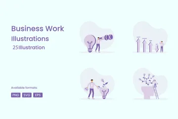 Business Work Illustration Pack