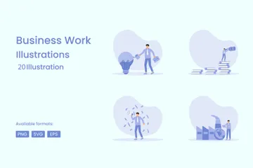 Business Work Illustration Pack