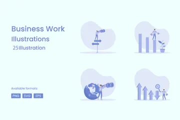 Business Work Illustration Pack