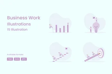 Business Work Illustration Pack