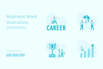 Business Work Illustration Pack