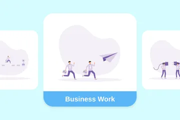 Business Work Illustration Pack