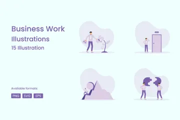 Business Work Illustration Pack