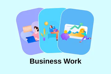 Business Work Illustration Pack