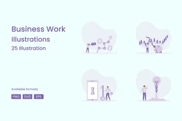 Business Work Illustration Pack