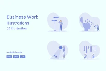 Business Work Illustration Pack