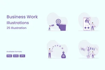 Business Work Illustration Pack