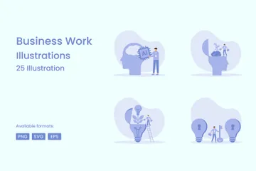 Business Work Illustration Pack