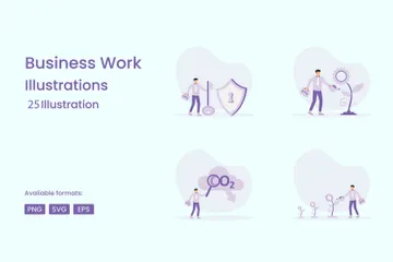 Business Work Illustration Pack