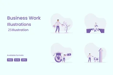 Business Work Illustration Pack