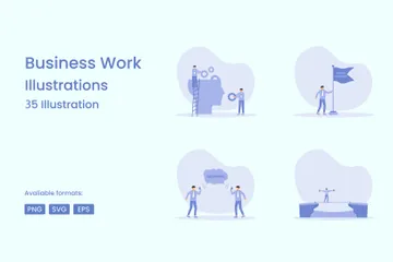 Business Work Illustration Pack