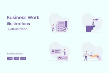 Business Work Illustration Pack