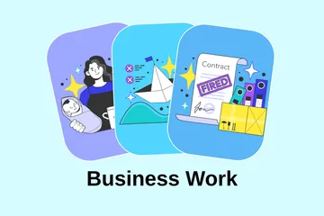 Business Work Illustration Pack