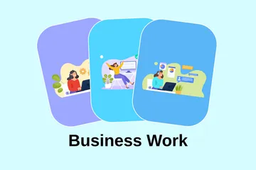 Business Work Illustration Pack