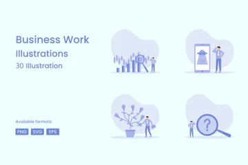 Business Work Illustration Pack