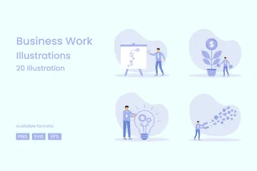 Business Work Illustration Pack