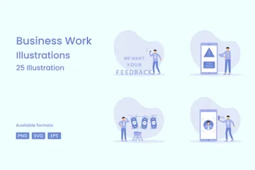 Business Work Illustration Pack