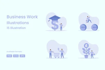 Business Work Illustration Pack