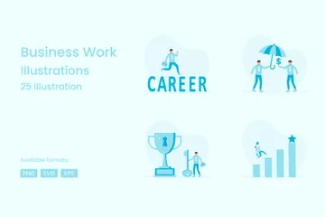 Business Work Illustration Pack