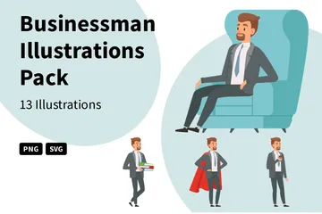 Businessman Illustration Pack