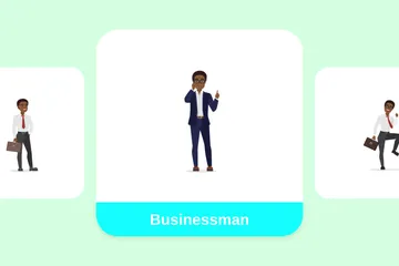 Businessman Illustration Pack