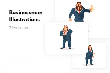 Businessman Illustration Pack