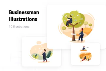 Businessman Illustration Pack