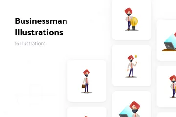 Businessman Illustration Pack