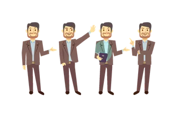 Businessman Illustration Pack