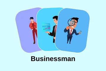 Businessman Illustration Pack