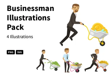 Businessman Illustration Pack