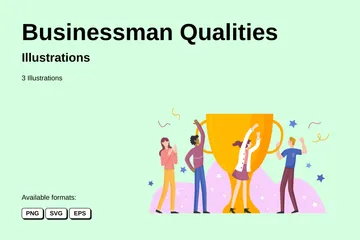 Businessman Qualities Illustration Pack