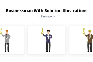 Businessman With Solution