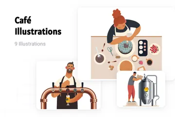 Café Illustration Pack