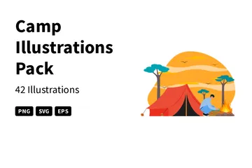 Camp Illustration Pack