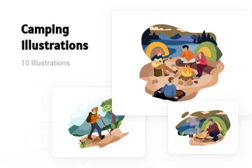 Camping Illustration Pack