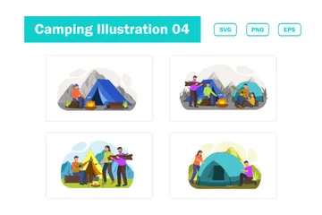 Camping Illustration Pack