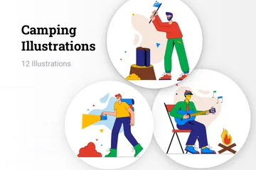 Camping Illustration Pack