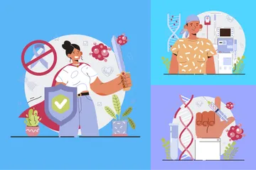 Cancer Illustration Pack