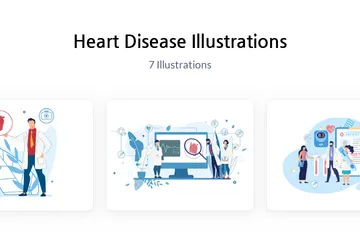 Cardiopatía Paquete de Ilustraciones